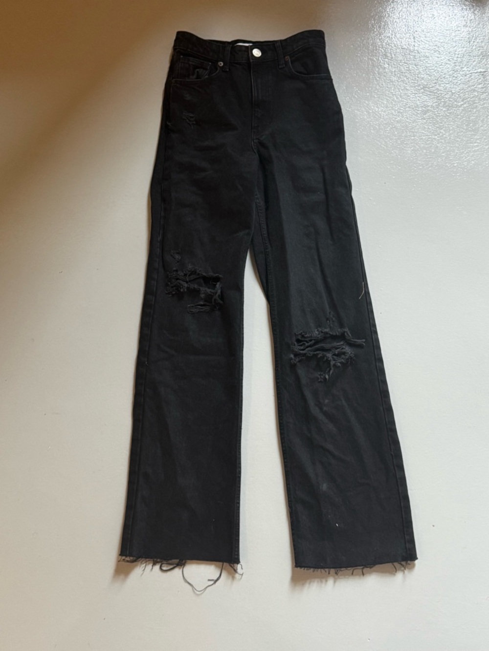 Zara Black High-Rise Jeans
